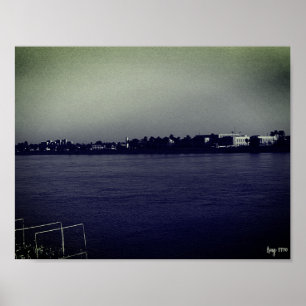 Oude Irak Bagdad Eufraat rivier Poster
