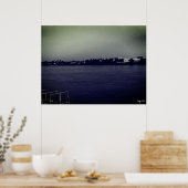 Oude Irak Bagdad forat rivier Poster (Keuken)