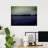 Oude Irak Bagdad forat rivier Poster (Thuiskantoor)