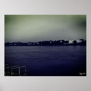 Oude Irak Bagdad forat rivier Poster