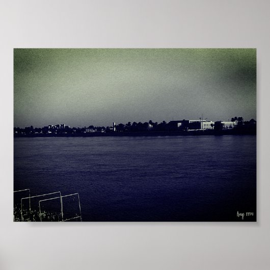 Oude Irak Bagdad forat rivier Poster (Voorkant)
