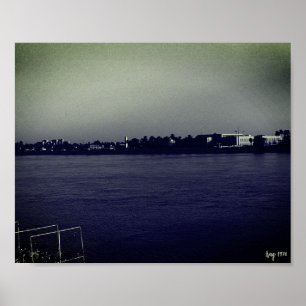 Oude Irak Bagdad forat rivier Poster
