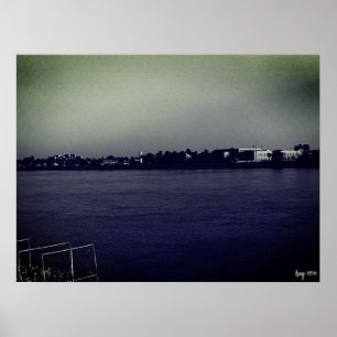 Oude Irak Bagdad forat rivier Poster