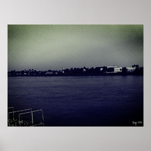 Oude Irak Bagdad forat rivier Poster (Voorkant)