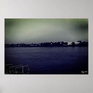 Oude Irak Bagdad forat rivier Poster