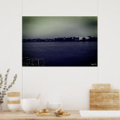 Oude Irak Bagdad forat rivier Poster (Keuken)