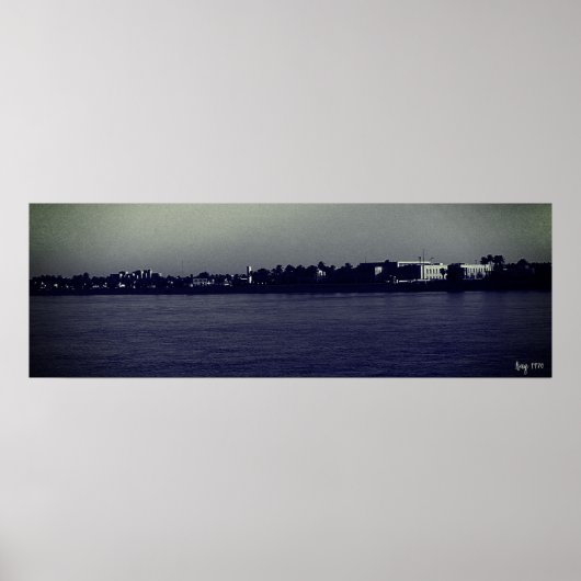 Oude Irak Bagdad forat rivier Poster (Voorkant)