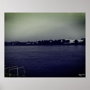 Oude Irak Bagdad forat rivier Poster