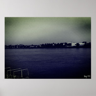 Oude Irak Bagdad forat rivier Poster