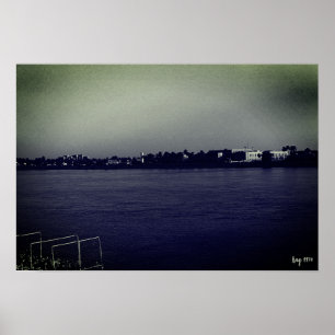 Oude Irak Bagdad forat rivier Poster