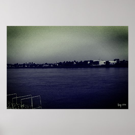 Oude Irak Bagdad forat rivier Poster (Voorkant)