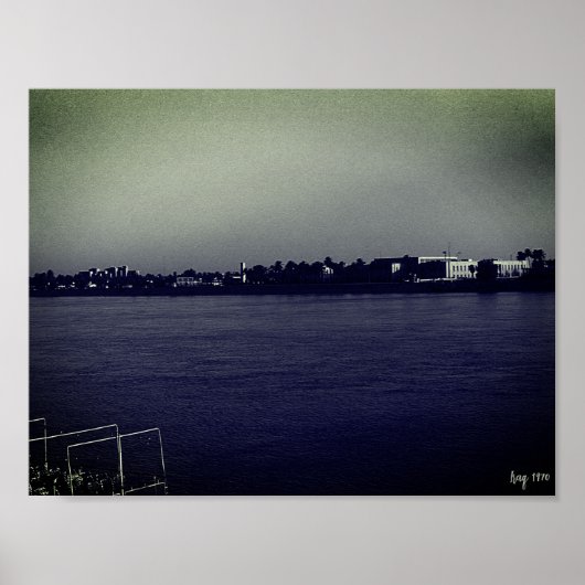 Oude Irak Bagdad forat rivier Poster (Voorkant)