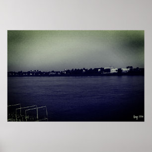 Oude Irak Bagdad forat rivier Poster