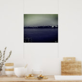 Oude Irak Bagdad forat rivier Poster (Keuken)