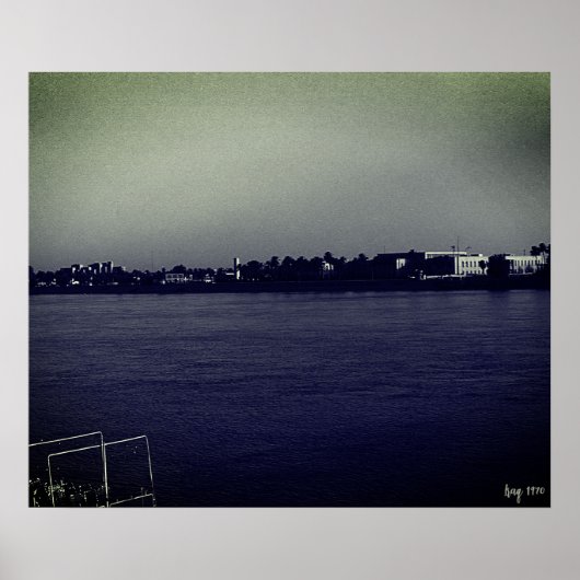 Oude Irak Bagdad forat rivier Poster (Voorkant)