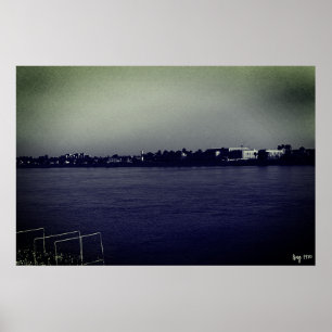 Oude Irak Bagdad forat rivier Poster
