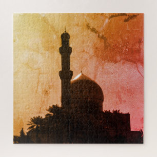 Oude Irak Bagdad moskee taxi's Legpuzzel