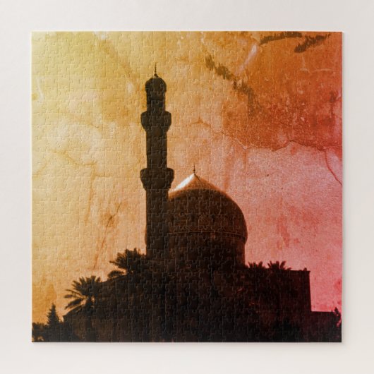 Oude Irak Bagdad moskee taxi's Legpuzzel (Verticaal)