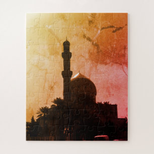 Oude Irak Bagdad moskee taxi's Legpuzzel