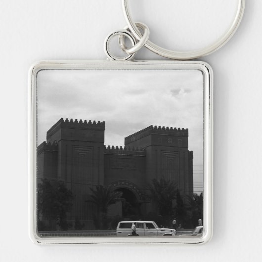 Oude Irak Bagdad museum 1970 Sleutelhanger (Voorkant)