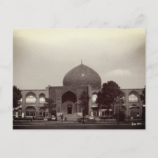 Oude Iran Isfahan shah-moskee Briefkaart (Voorkant)