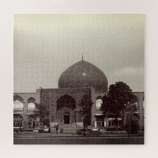 Oude Iran Isfahan shah-moskee Legpuzzel (Horizontaal)