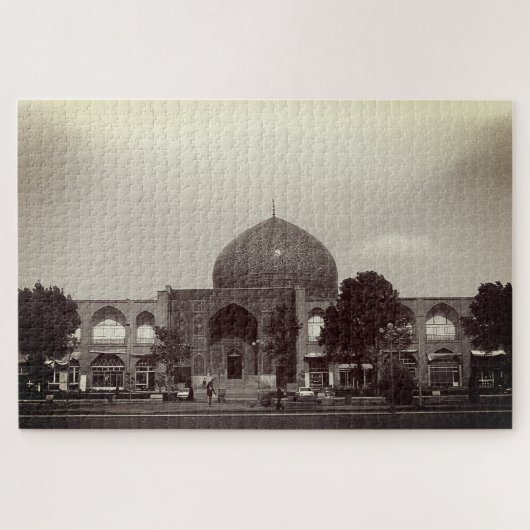 Oude Iran Isfahan shah-moskee Legpuzzel (Horizontaal)