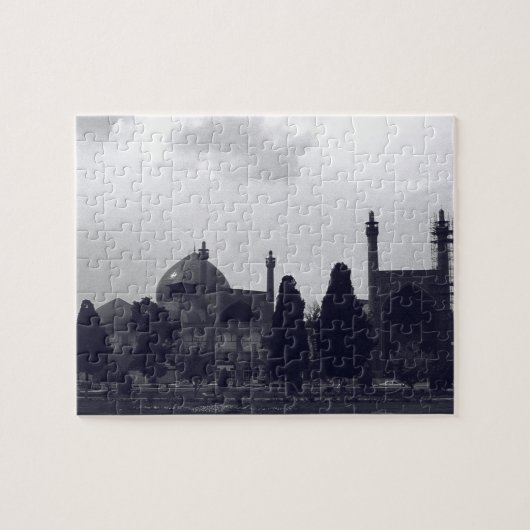 Oude Iran Isfahan shah-moskee Legpuzzel (Horizontaal)