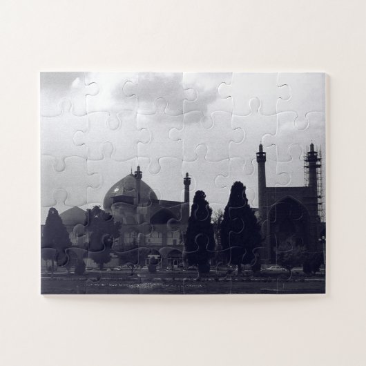 Oude Iran Isfahan shah-moskee Legpuzzel (Horizontaal)