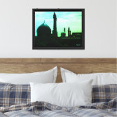 Oude Iran Qom-moskee van Fatima Canvas Afdruk (Insitu (Slaapkamer))