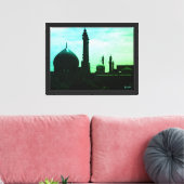 Oude Iran Qom-moskee van Fatima Canvas Afdruk (Insitu (Woonkamer))