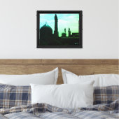 Oude Iran Qom-moskee van Fatima Canvas Afdruk (Insitu (Slaapkamer))
