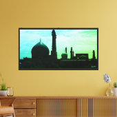Oude Iran Qom-moskee van Fatima Canvas Afdruk (Insitu (Woonkamer))