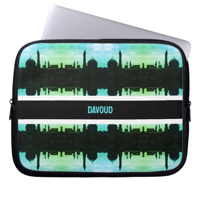 Oude Iran Qom Moskee van Fatima Laptop Sleeve (Voorkant)