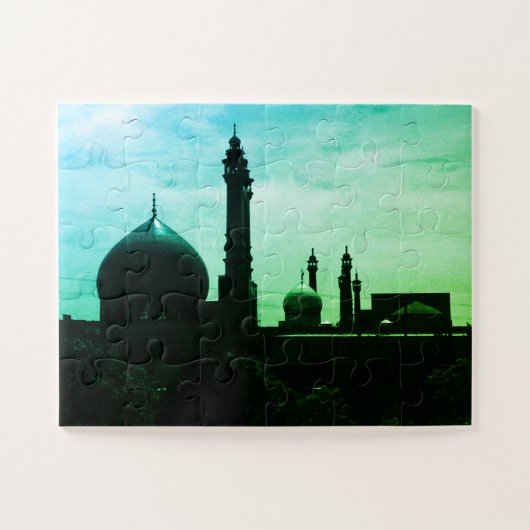 Oude Iran Qom Moskee van Fatima Legpuzzel (Horizontaal)