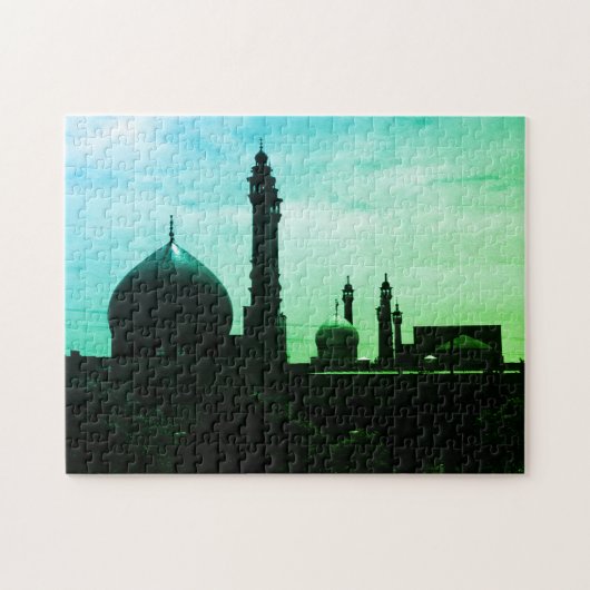 Oude Iran Qom-moskee van Fatima Legpuzzel (Horizontaal)