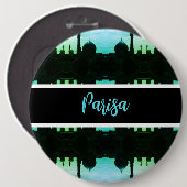Oude Iran Qom Moskee van Fatima Ronde Button 6,0 Cm (Voorkant /achterkant)