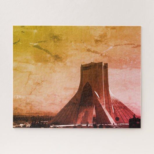 Oude Iran teheran Azadi Plein Legpuzzel (Horizontaal)