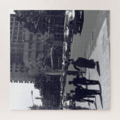 Oude Iran Teheran stadsstraat en mensen Legpuzzel (Verticaal)