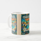 Oude Israël Reisposter Koffiemok (Voorkant links)