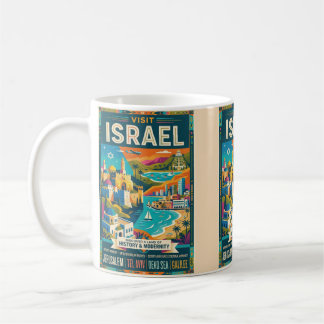 Oude Israël Reisposter Koffiemok