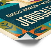 Oude Israël Reisposter Perfect Poster (Hoek)