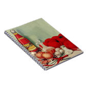 Oude Italiaans eten tomaat uien pepers Catsup Notitieboek (Rechterzijde)