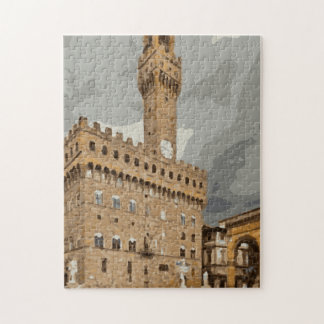 Oude Italiaanse kerken en gebouwen Legpuzzel