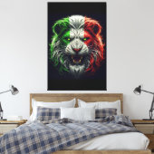 Oude Italiaanse leeuw Canvas Afdruk (Insitu (Slaapkamer))