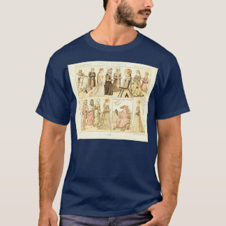 Oude Italiaanse mode en levensstijl 16e eeuw T-shirt