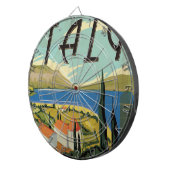 Oude Italiaanse Poster Dartbord (Voorkant Rechts)