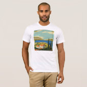 Oude Italiaanse Poster T-shirt (Voorkant volledig)