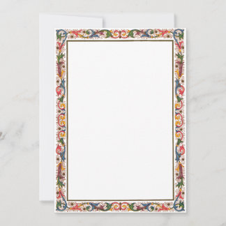 Oude Italiaanse rand save the date sjabloon