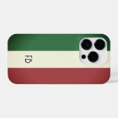Oude  Italiaanse vlag van het Italiaanse douanemon iPhone Hoesje (Achterkant horizontaal)